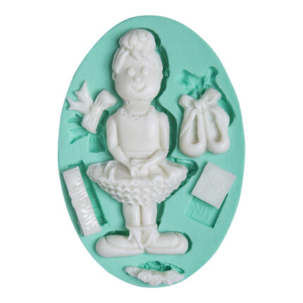 Balerin ve ayakkabısı silikon kalıp