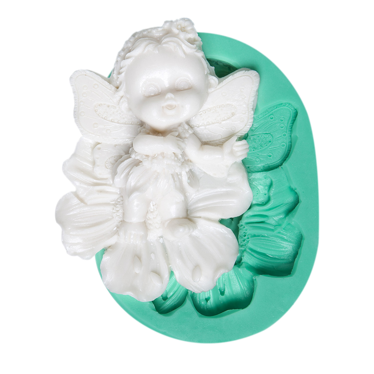 cicek-kiz-seklinde-silikon-polyester-kalibi-kk-0562 Çiçek kız silikon kalıp