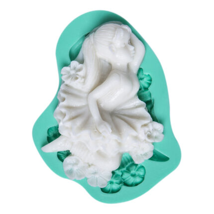 Çiçekli balerin silikon kalıp