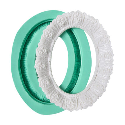 Desenli çerçeve silikon kalıp