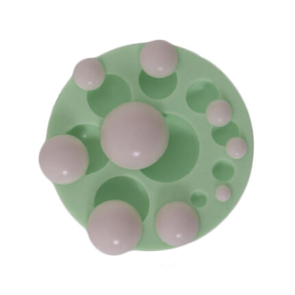 Dokuz boy yarım inci silikon kalıp