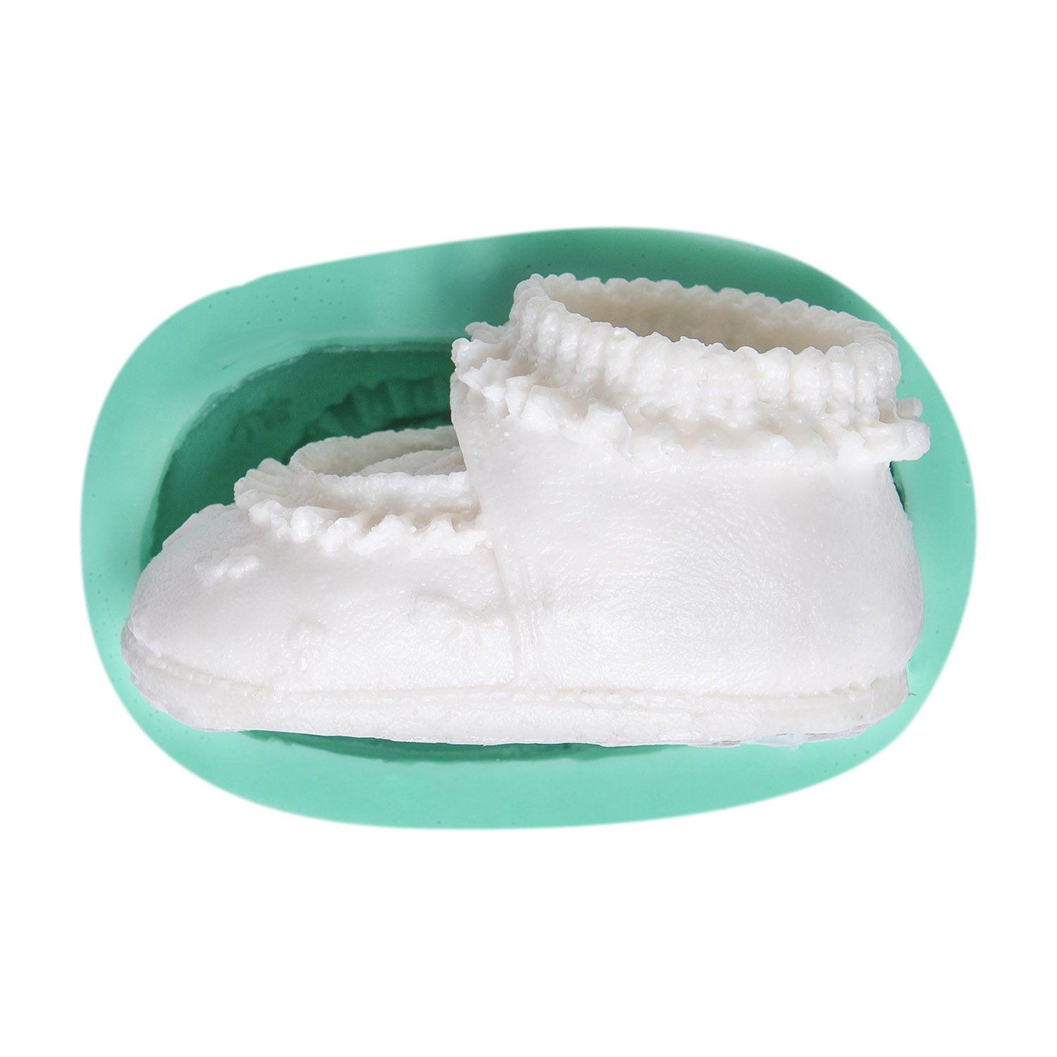 firfirli-patik-seklinde-silikon-mum-kalibi-kk-0589 Fırfırlı patik silikon kalıp