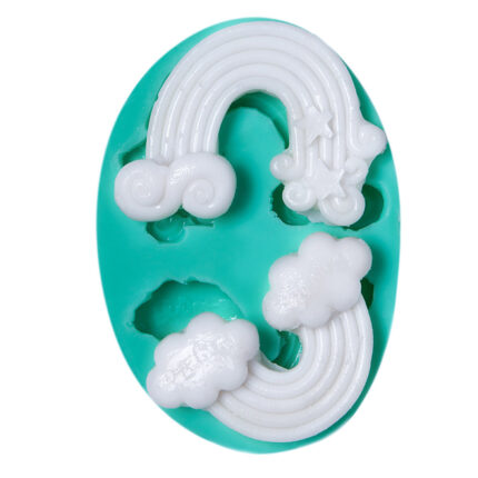 Gökkuşağı 2'li silikon kalıp