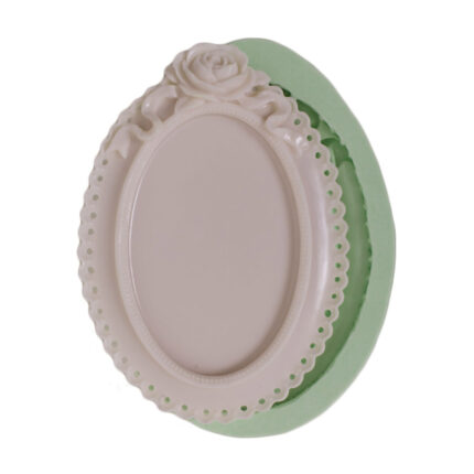 Güllü delikli büyük boy çerçeve silikon kalıp