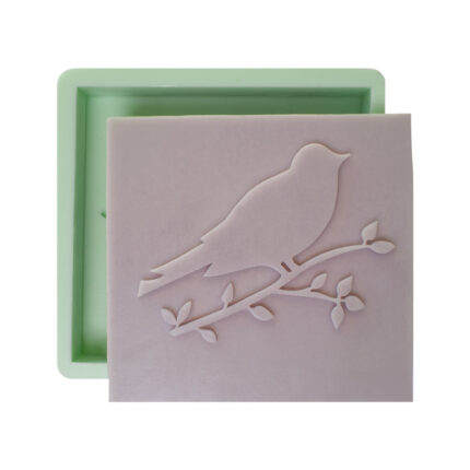 Kabartmalı kuş çerçevesi silikon kalıbı