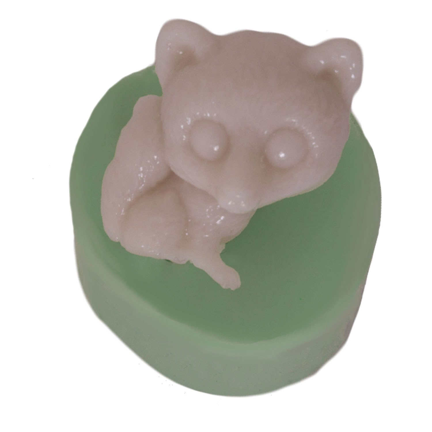 koca-kafali-tilki-seklinde-silikon-mum-kalibi-kk-1534 Koca kafalı tilki silikon kalıp