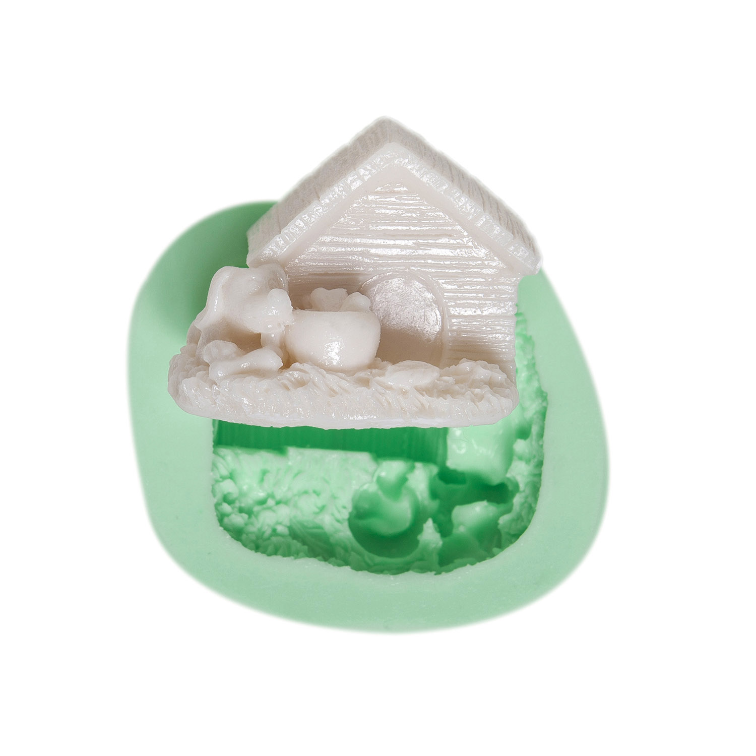 kopek-kulubesi-seklinde-silikon-sabun-kalibi-kk-1274 Köpek kulübesi silikon kalıp