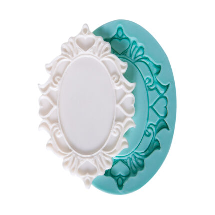 Küçük zarif ayna çerçeve silikon kalıp