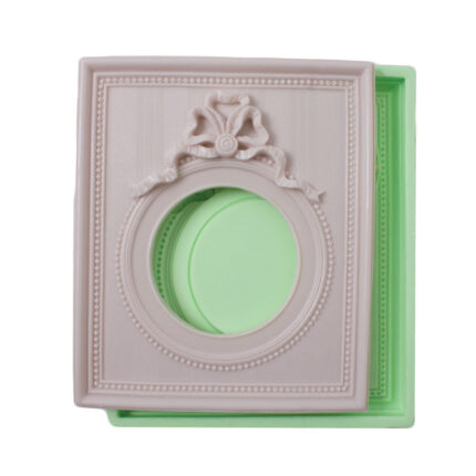 Kurdeleli kare çerçeve silikon kalıp