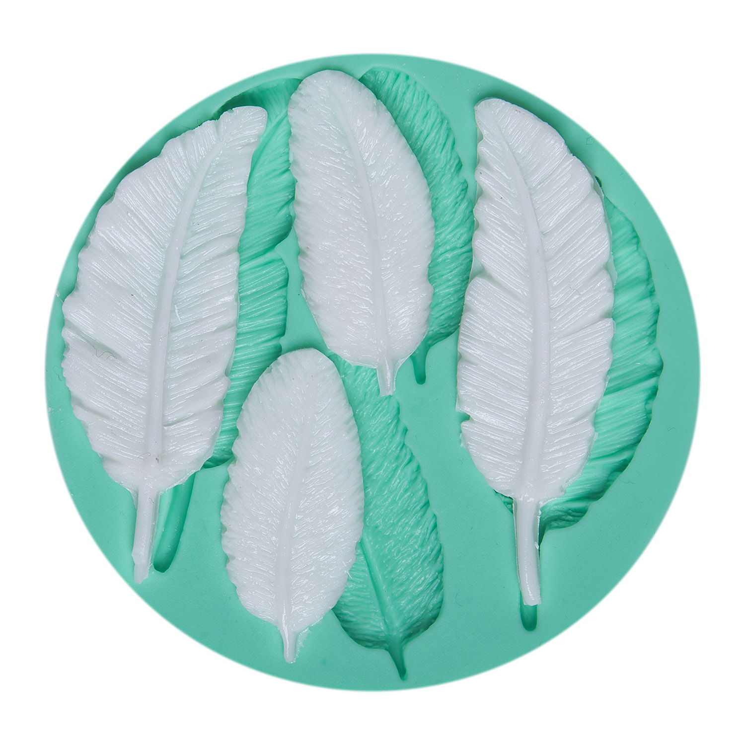 kus-tuyu-seklinde-silikon-epoksi-recine-kalibi-kk-0592 Kuş tüyü silikon kalıp