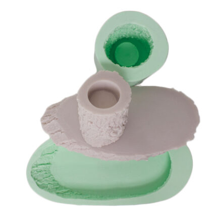 Kütük mumluk silikon kalıp