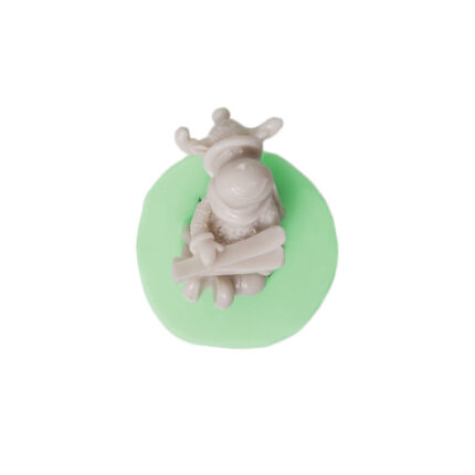 Oturan minik geyik silikon kalıp