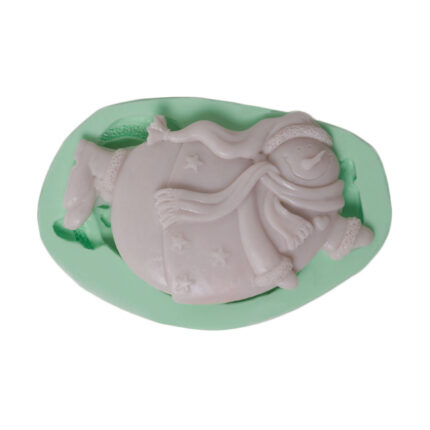 Sağa uçan kardan adam silikon kalıp