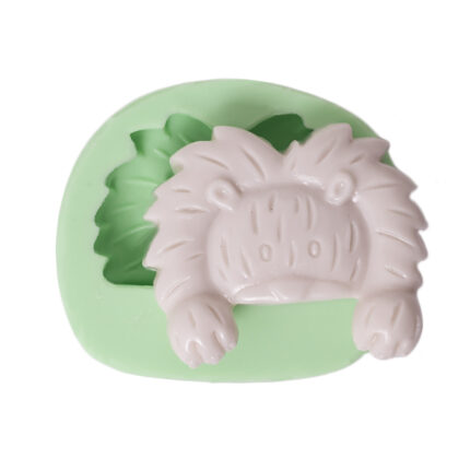 Sevimli aslan kenar figürü silikon kalıp