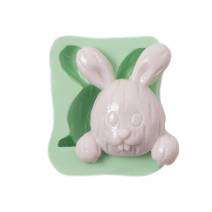 Sevimli tavşan kenar figürü silikon kalıp
