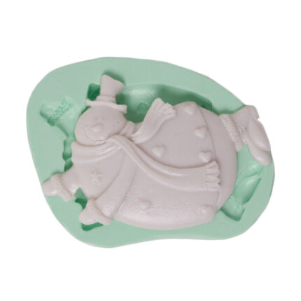 Sola uçan kardan adam silikon kalıp