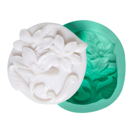 Üçlü çiçek silikon kalıp