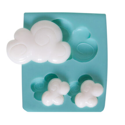 Üçlü desenli bulut silikon kalıp