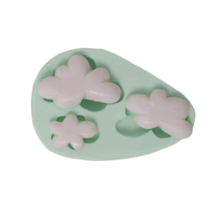 Üçlü sade bulut silikon kalıp