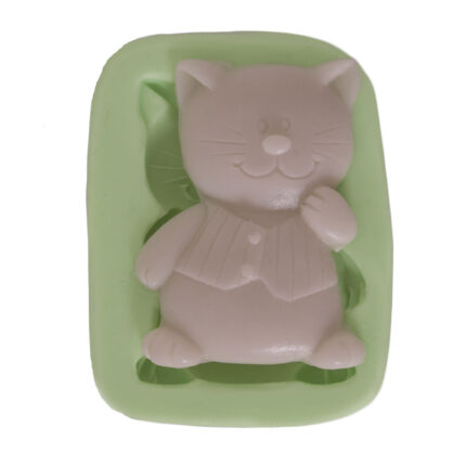 Yelekli kedi silikon kalıp