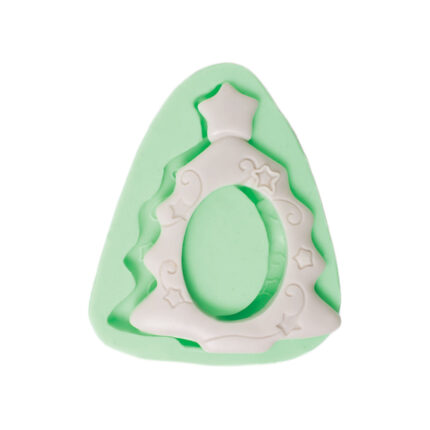 Yılbaşı ağacı çerçeve silikon kalıp