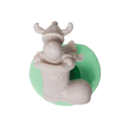 Yılbaşı botunda geyik silikon kalıp