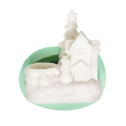 Yılbaşı evi silikon kalıp