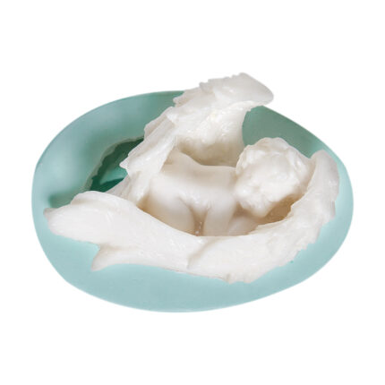 3 boyutlu melek kanadında bebek silikon kalıp: Bebek temalı mum veya sabun yapımı için ideal.