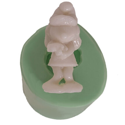 3 boyutlu Şirine silikon kalıp modeli, çizgi film karakteri figürü.