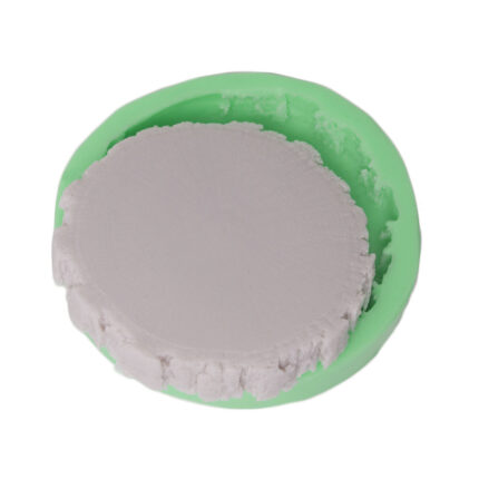 Ağaç görünümlü altlık silikon kalıp, doğal tabanlık için. RTV2 silikon döküm kalıbı.