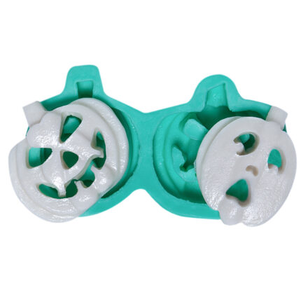 Bal kabakları silikon kalıbı: Halloween temalı sabun veya dekoratif obje yapımı için ideal RTV2 silikon kalıp.