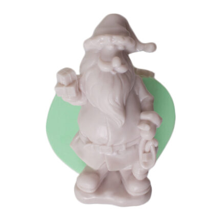 Büyük 3 boyutlu Noel Baba silikon kalıp. Yılbaşı kardan adam figürü için ideal.