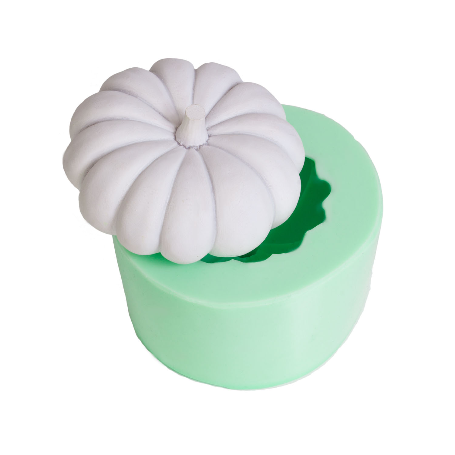 buyuk-boy-bal-kabagi-seklinde-silikon-poliuretan-kalibi-kk-1992.jpg Büyük boy bal kabağı silikon kalıp ve kalıptan çıkmış beyaz bal kabağı figürü. Halloween süsü için ideal.