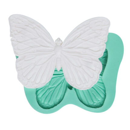İri kelebek kalıbı: Gösterişli büyük kelebek desenli silikon döküm kalıbı, bahçe kelebeği kokulu taş teknikleri için ideal.