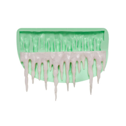 Buz sarkıtı silikon kalıbı: Kış temalı sabun, dekoratif obje, takı ve kişiye özel hediye yapımı için ideal.