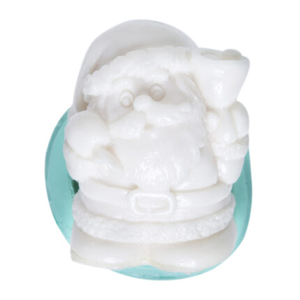 Çanlı Noel baba figürü silikon kalıbı. Yılbaşı temalı süsleme için zilli yılbaşı karakteri biblo yapımı.