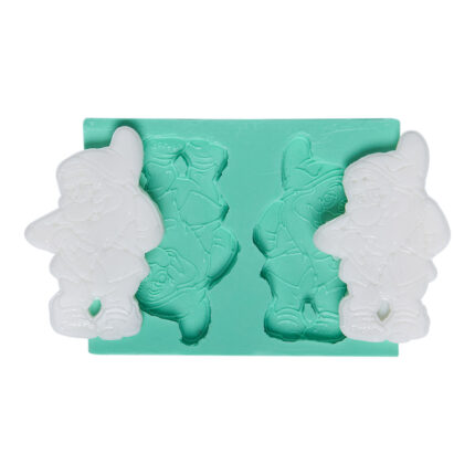 Çekingen cüce silikon kalıbı: Masal karakteri serisi için RTV2 silikon döküm kalıbı.