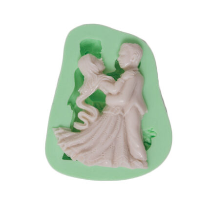 Dans eden gelin damat figürü silikon kalıp. Düğün anısı objesi için ideal. KK-1862