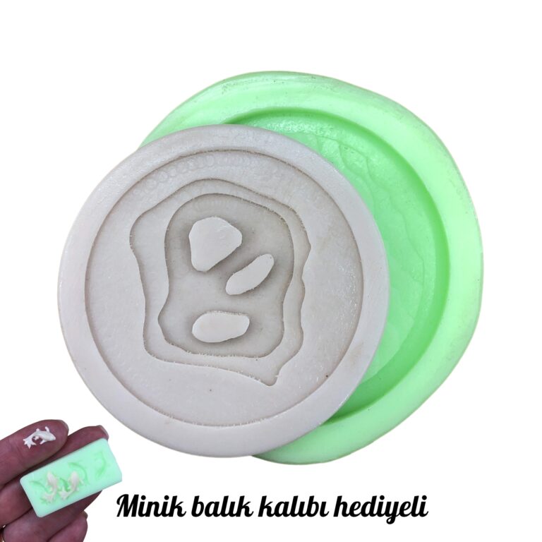 Derinleşen su bardak altlığı silikon kalıbı ve minik balık kalıbı hediyesi. Su temalı altlık kalıbı.