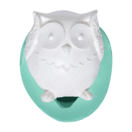 Desenli baykuş silikon kalıp modeli. Baykuş temalı mum, sabun, alçı ve epoksi yapımı için ideal. KK-0116