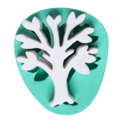 Kurdelya Mistik Dilek Ağacı silikon kalıbı (KK-0699). Şans getiren hayat ağacı biblo yapımı için ideal. Uğur getiren kalıp.