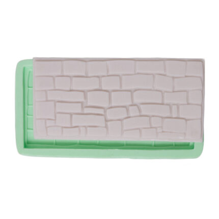 Doğal taş görünümlü duvar taşı silikon kalıp: bahçe dekorasyonu için 3D taş kalıp.