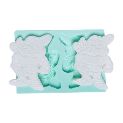 Doktor cüce silikon kalıbı: Masal temalı Kurdelya kalıp modeli (KK-0987). Sabun, mum, takı yapımı için ideal.