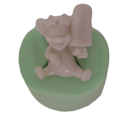 Dondurmalı Jerry silikon kalıp: Çizgi film karakteri süsü için tatlı temalı kalıp.