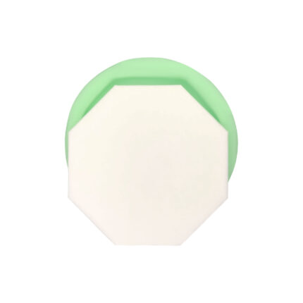 Düz sekizgen bardak altlığı silikon kalıbı. Sekizgen altlık için 10x10x0,8cm boyutlarında kalıp.