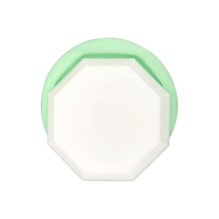 Eğimli sekizgen bardak altlığı silikon kalıbı. Modern altlık için 10x10x0,8cm ölçülerinde.