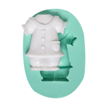 Erkek çocuk takımı silikon kalıbı: Çocuk temalı dekorasyon için ideal. Kurdelya Klasik Erkek Çocuk Takımı Kalıp Modeli.