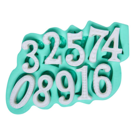 Farklı desenli sayı silikon kalıbı: 32574, 08916. Yaş günü süsü, dekoratif obje, sabun, takı, kişiye özel hediye yapımı için.