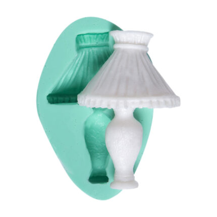 Gece lambası silikon kalıbı ve dökümden çıkmış gece lambası objesi. Dekoratif obje yapımı için ideal.