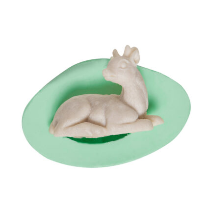 Geyik silikon kalıbı: Orman temalı sabun veya dekoratif obje yapımı için ideal. RTV2 silikon kalıp.